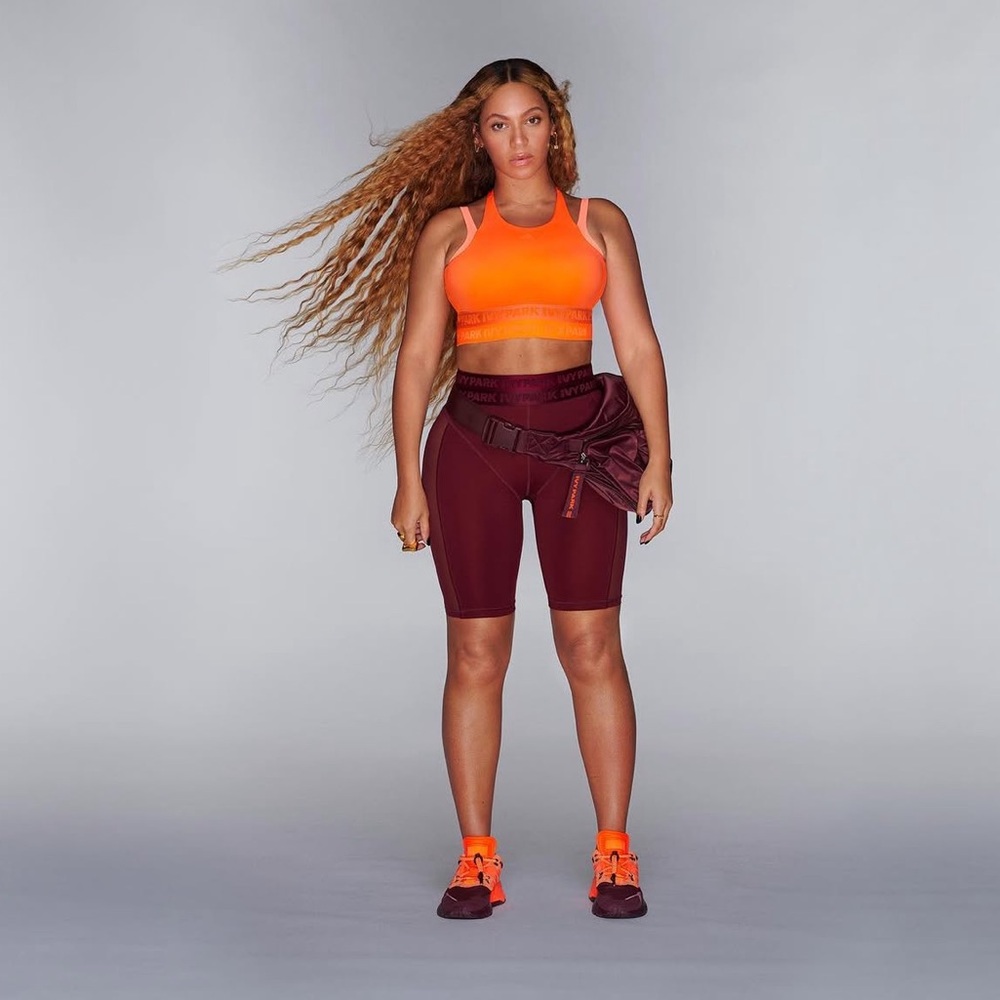 IVY PARK Orange Halter Neck Bra